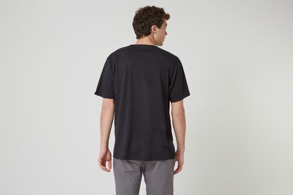 Chrome Horizontal Logo Tee - Black