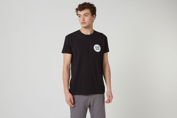 Escapada Cycling Pedal Hard Zwart T-shirt