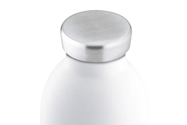 Bidón Acero Inox. 24Bottles Clima Blanco - Ice White