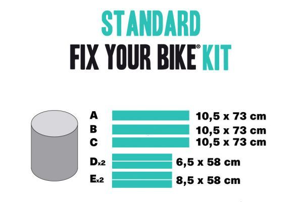 Tagmi Fix your Bike Geometric Race Fahrradaufkleber