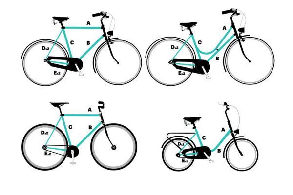 Autocollants Geometric 002 pour Vélo