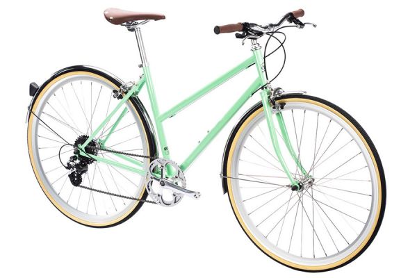 6KU Odessa 8 Speed City Bicycle Elysian Green