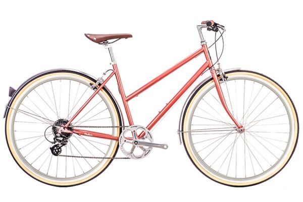 Bicicleta Urbana Mujer 6KU Odessa 8V Madison Gold