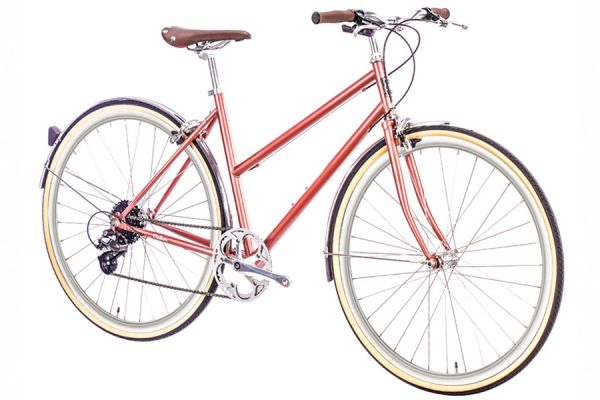 Bicicleta Urbana Mujer 6KU Odessa 8V Madison Gold