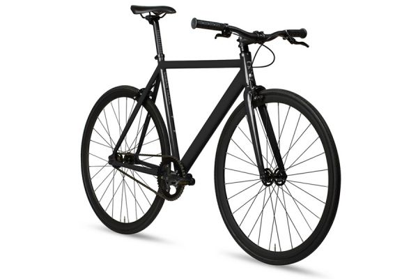 6KU Track Fixie / Singlespeed Fahrrad - Schwarz