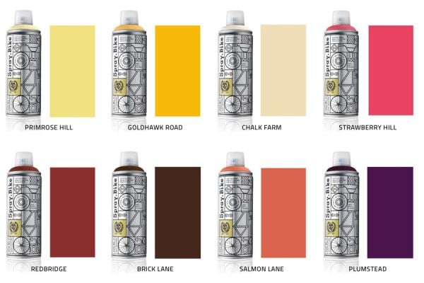 Spray.bike Paint BLB London Collection