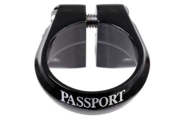 Abrazadera Tija 31.8 Passport para portaequipajes Negro