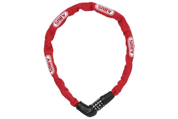 ABUS 5805C/75 Chain Bike Lock Combination Red