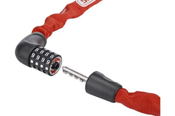 ABUS 5805C/75 Chain Bike Lock Combination Red