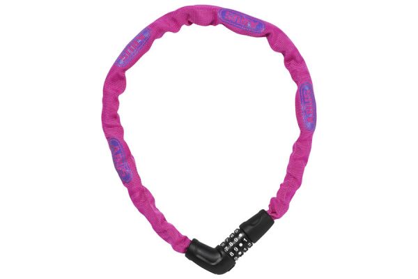 ABUS 5805C/75 Chain Bike Lock Combination Pink