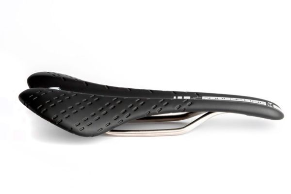 Selle Essax Adrenaline R Cromo 130mm Noir-Blanc