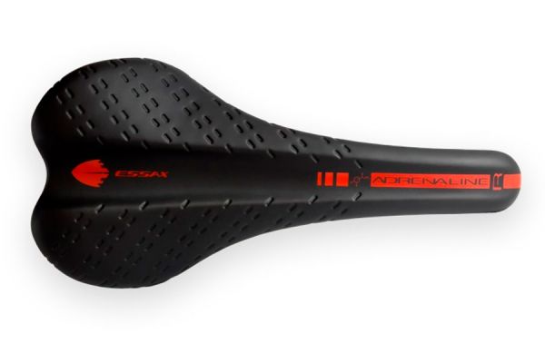 Selle Essax Adrenaline R Cromo 130mm Noir-Rouge