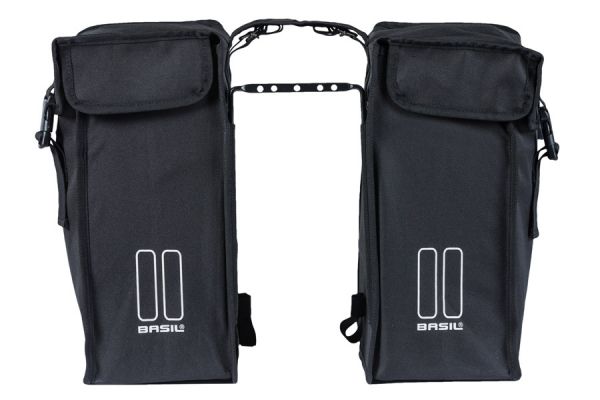 Basil Mara XXL Double Pannier Bag - Black