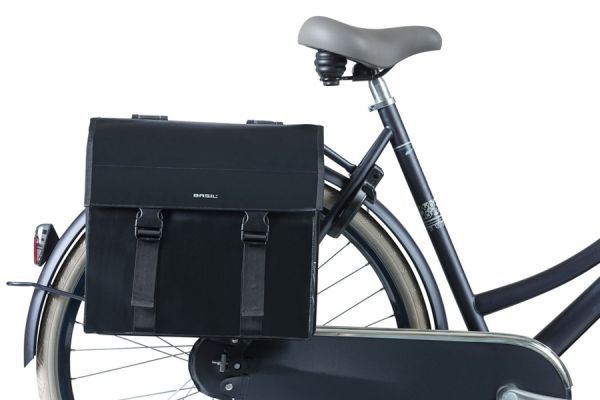 Basil Urban Load Doppelte Fahrradtasche - 53 Liter - schwarz