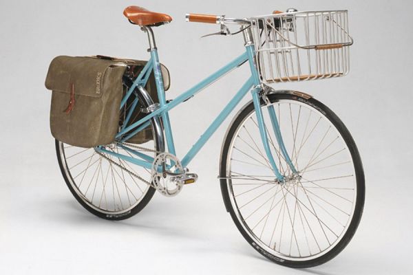 Brooks Brick Lane Roll Up Panniers Grey