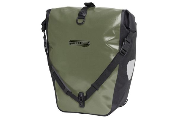 Ortlieb Back-Roller Classic QL2.1 Pannier Bags 20L Rear Wheel x2 - Green