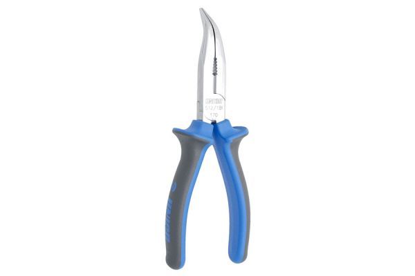 Unior 512/1BI Pliers 200mm Semi-round tip curved mouth