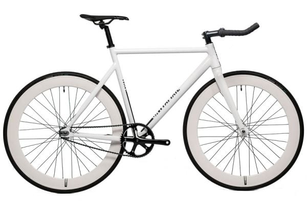 Santafixie Raval Fixed Bike - All White 60mm