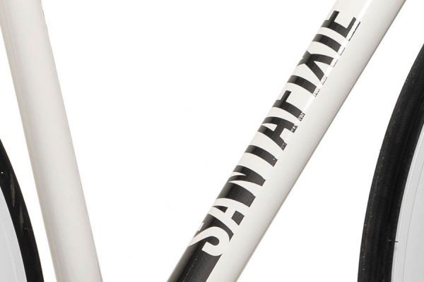 Santafixie Raval Fixie Fiets - All White 30mm