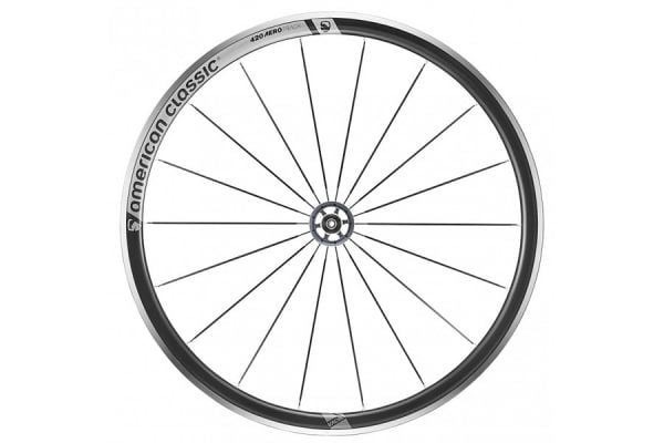 American Classic 420 Aero Tubeless Track Wheelset - Black