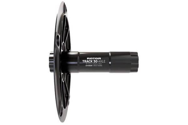 Rotor Track Axle + Spider 30mm - Black