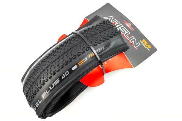 Cubierta Arisun Gravel Plus TLR Plegable 700x40c Negro