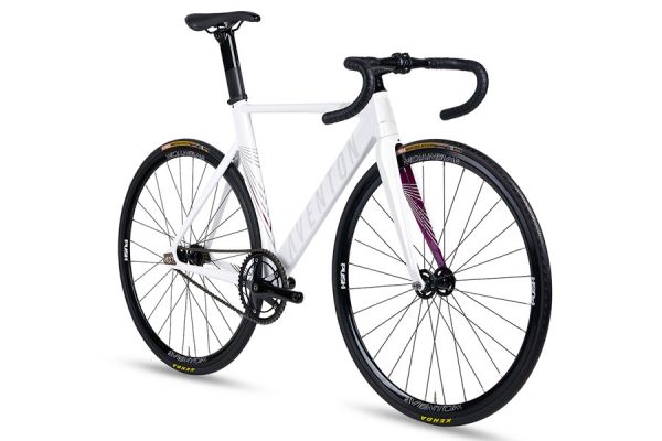 Aventon Mataro Track Bike White