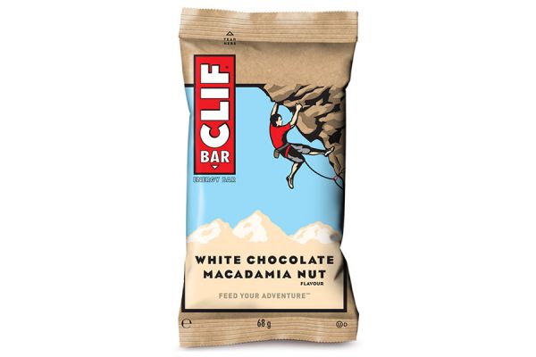 Clif Bar Energie Bar met Haver, Macadamianoten en Witte Chocolade