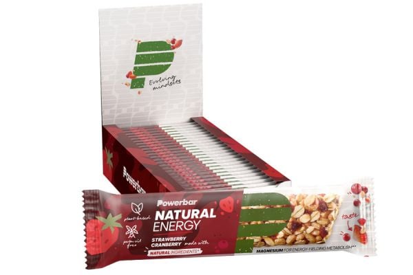 Barrita Energética PowerBar Natural Energy Fresa Arándano (Caja 18x)