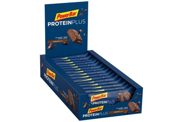 Barre énergétique PowerBar 30% Protein Plus Chocolat x15