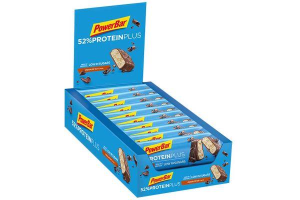 PowerBar 52% Protein Plus Energibar Chokolade x20