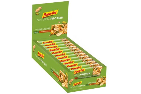 PowerBar Natural Protein Energibar Peanut Crunch x24