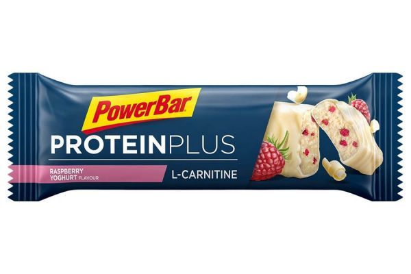 PowerBar Protein Plus L-Carnitina Energiereep Framboos x30