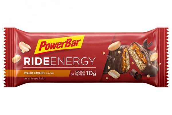 Barretta energetica PowerBar Ride Energy Caramello di arachidi x18