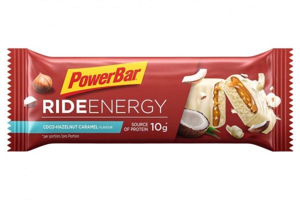 Barretta energetica PowerBar Ride Energy Nocciola Cocco x18