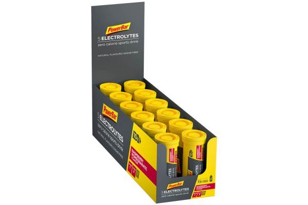 PowerBar Elektrolytdrik Hindbær og granatæble 10 tabletter x12