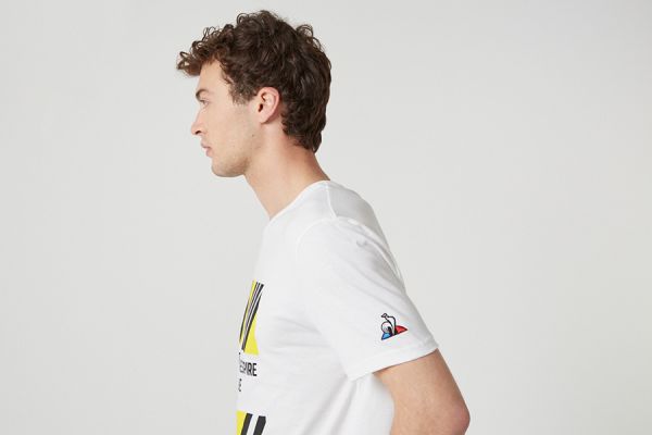 Camiseta Le Coq Sportif TDF Bernard Hinault Blanco