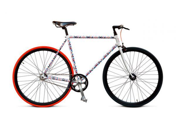 Cykelklistermærker Fix din cykel Geometric 002