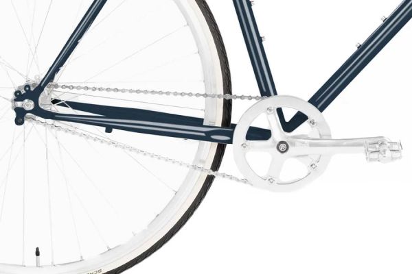 Temple Cycles Classic Single-speed Bike Slate Blue