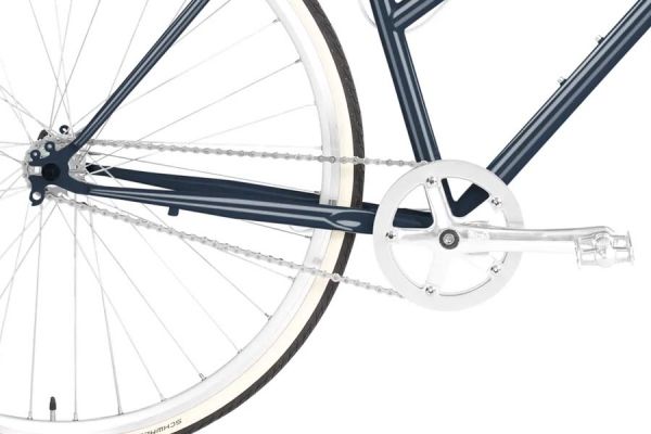 Temple Cycles Step Through Singlespeed Fahrrad Slate Blue