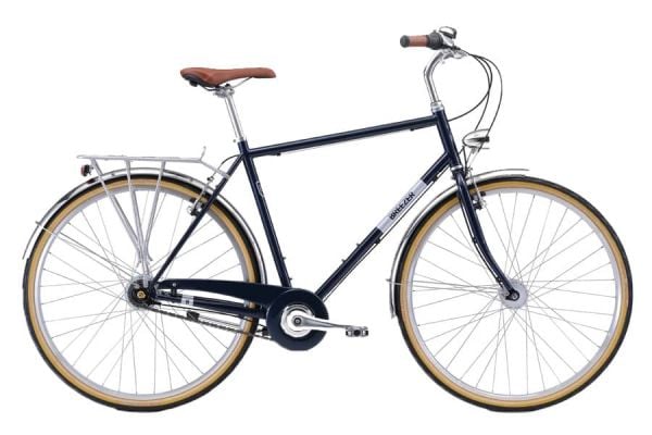 Bicicleta urbana Breezer Downtown 7+ Azul