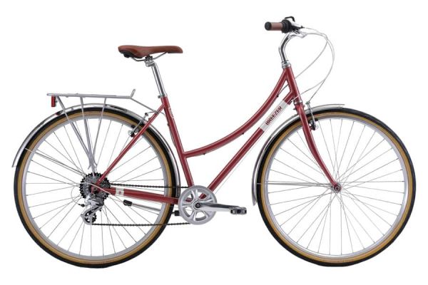 Breezer Downtown EX ST Stadsfiets Rood