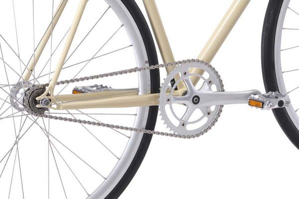 Fuji Bikes Feather Fixie / Singlespeed Fahrrad Ivory