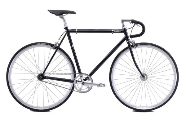 Fuji Bikes Feather Fixed gear / Singlespeed fiets Midnight Black