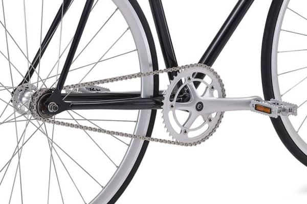 Fuji Bikes Feather Fixed gear / Singlespeed fiets Midnight Black