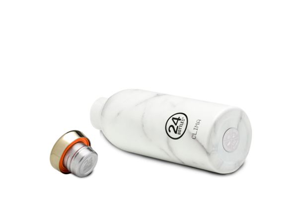 Borraccia Bicicletta 24bottles Clima Bottle - Carrara Bianco