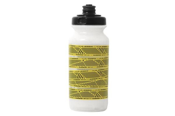 Massi Yellow Tape Water Bottle - White