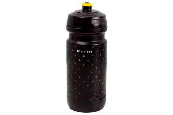 Eltin Loli 600ml Bicycle Bottle - Black/Yellow