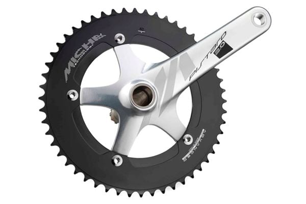 Miche Pistard 2.0 46T 165mm Crankset - Silver