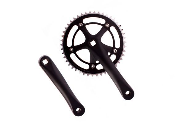 Mighty Solid4 46t Crankset - Black